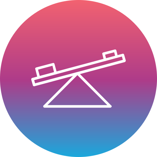 Seesaw Generic gradient fill icon