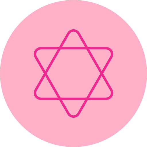 Hexagram Generic color fill icon