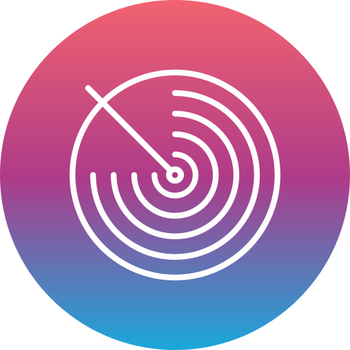 Radar Generic gradient fill icon