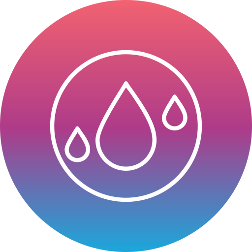 Drops Generic gradient fill icon