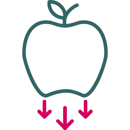Яблоко Generic color outline иконка