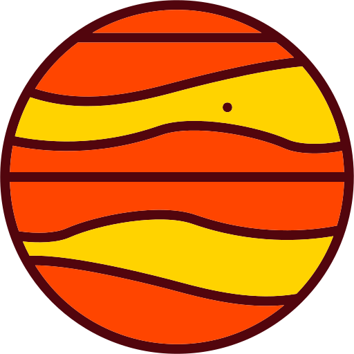 júpiter Generic color lineal-color icono