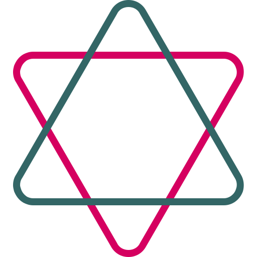 Hexagram Generic color outline icon