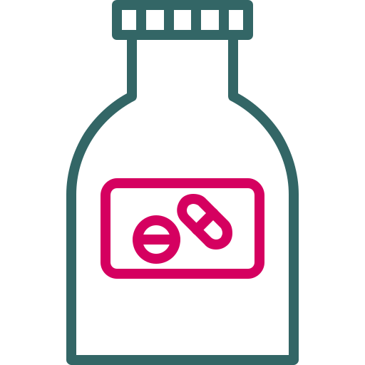 약물 Generic color outline icon