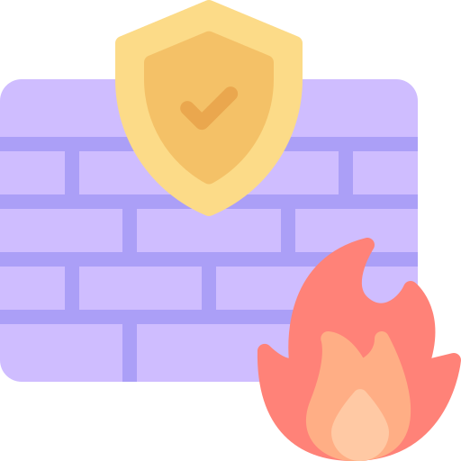 firewall Generic color fill icoon