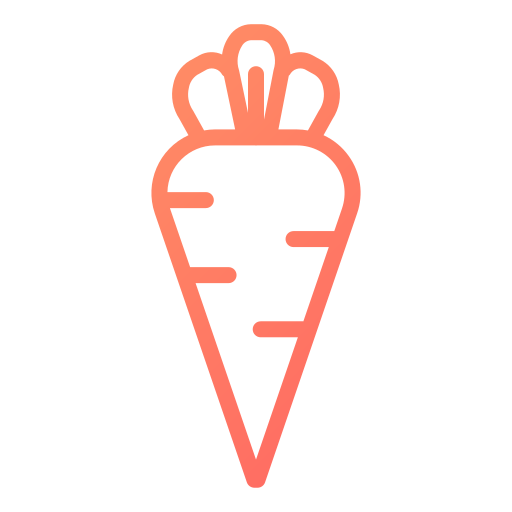 Морковь Generic gradient outline иконка