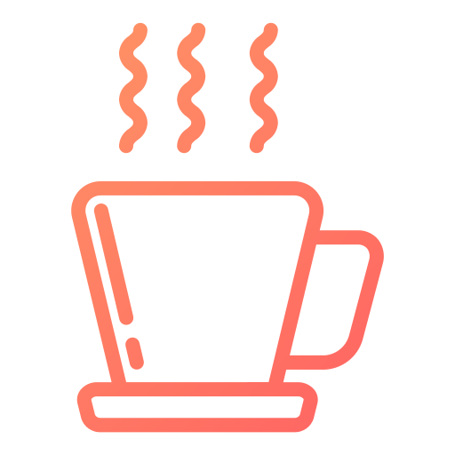 café Generic gradient outline icono