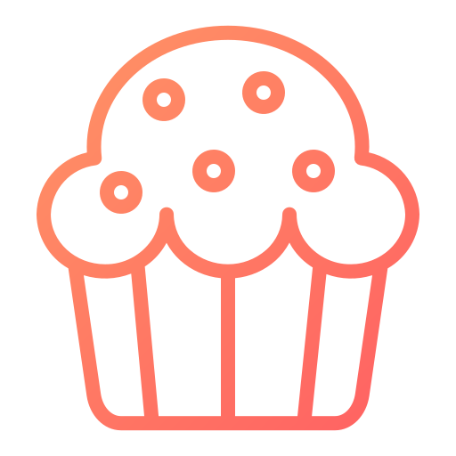 Cupcake Generic gradient outline icon