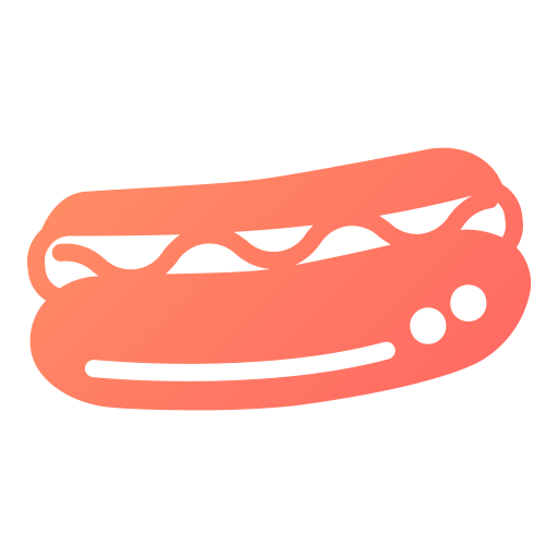 hotdog Generic gradient fill icoon