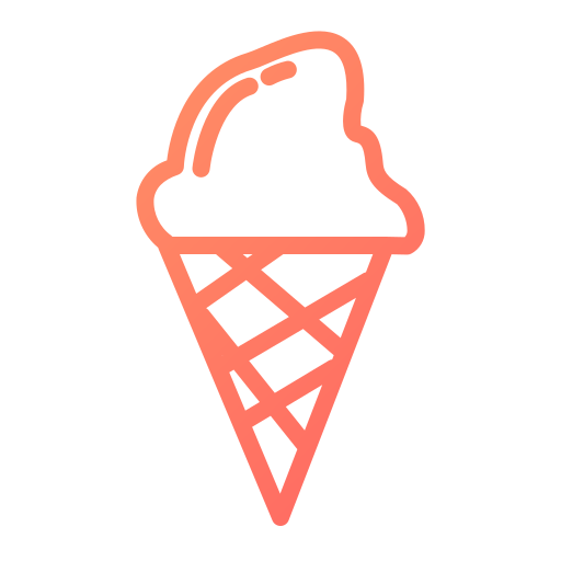 アイスクリーム Generic gradient outline icon