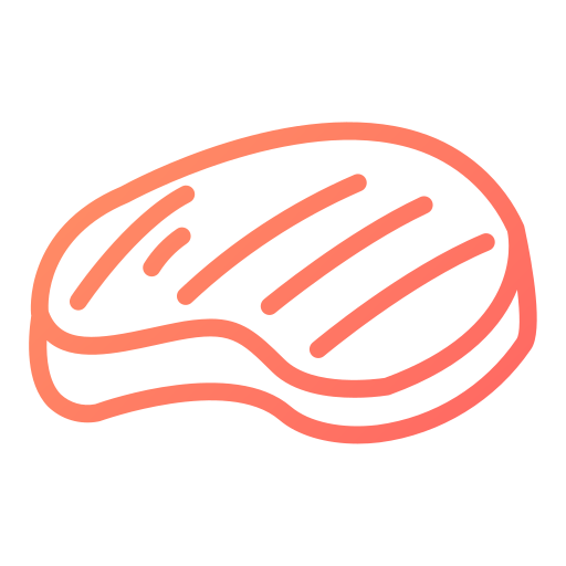 steak Generic gradient outline icon