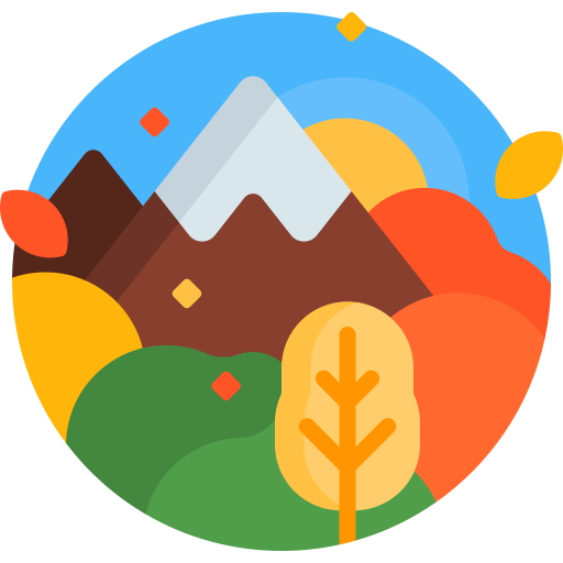 otoño Detailed Flat Circular Flat icono