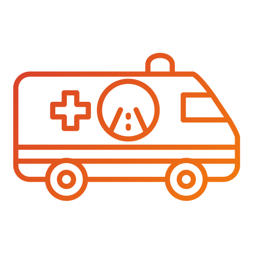 Emergency road service Generic gradient outline icon