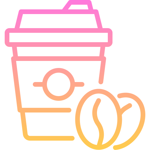 taza de café Generic gradient outline icono