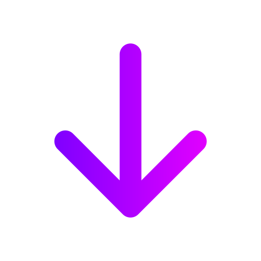 下矢印 Generic gradient outline icon