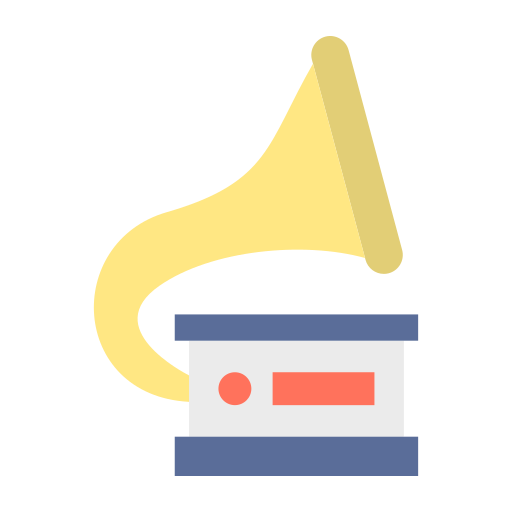 蓄音機 Generic color fill icon