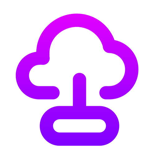 servidor en la nube Generic gradient outline icono