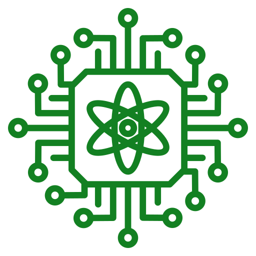 computación cuántica Generic color outline icono