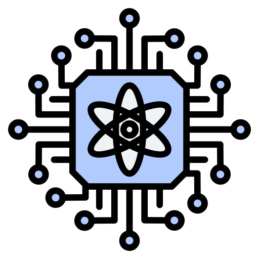 computación cuántica Generic color lineal-color icono