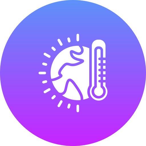 Global warming Generic gradient fill icon