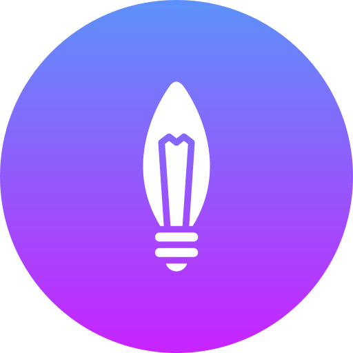 bombilla Generic gradient fill icono