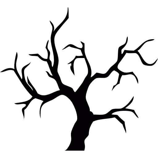 albero senza foglie  icona