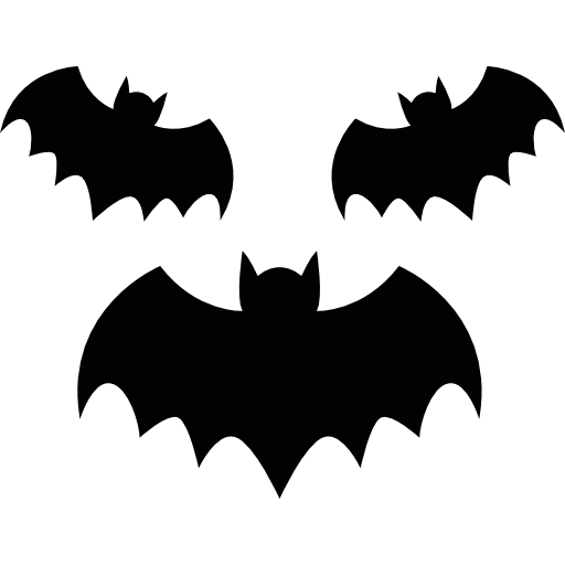 Three bats  icon