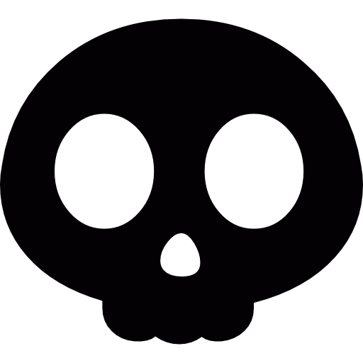 Ładna czaszka  ikona
