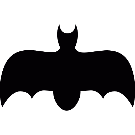 Bat with open wings  icon