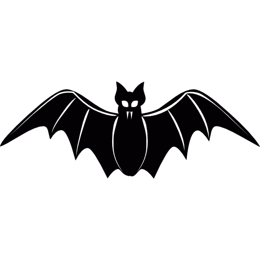 murciélago frontal  icono