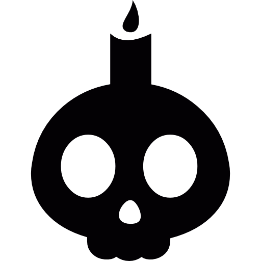 Skull lamp  icon