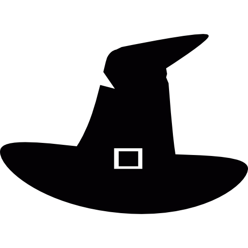 sombrero de brujería  icono
