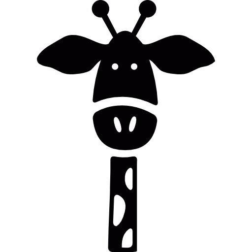 giraffa carina  icona