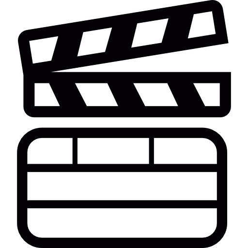 영화 장면 번호 매기기를위한 영화 슬레이트  icon