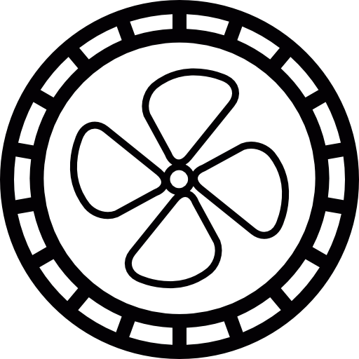 simbolo di ventilazione  icona