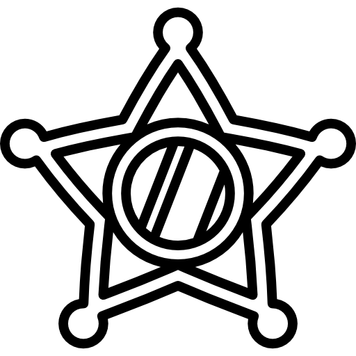 shérif Special Lineal Icône