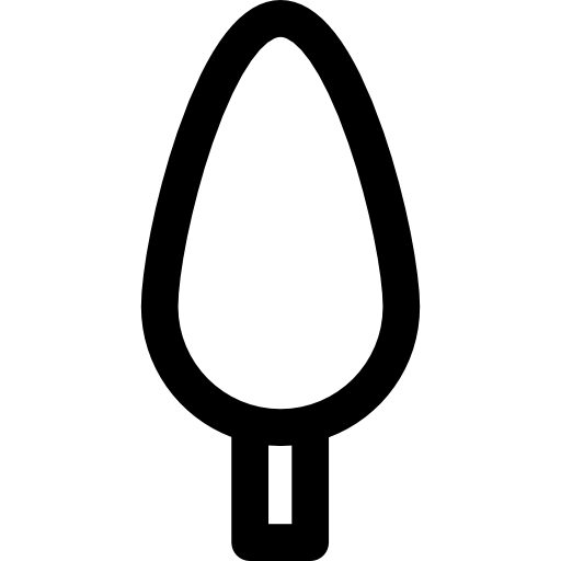 杉 Curved Lineal icon