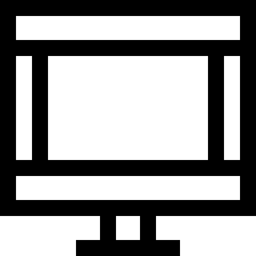 computer Basic Straight Lineal icon