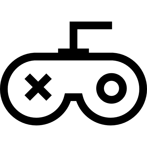 gamepad Basic Straight Lineal icoon