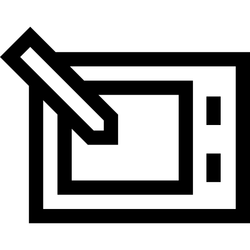 タブレット Basic Straight Lineal icon