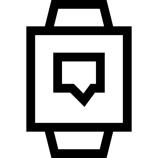 スマートウォッチ Basic Straight Lineal icon