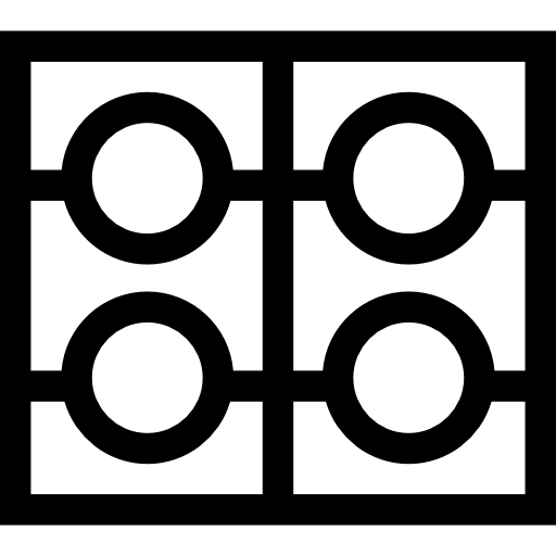 kuchenka Basic Straight Lineal ikona