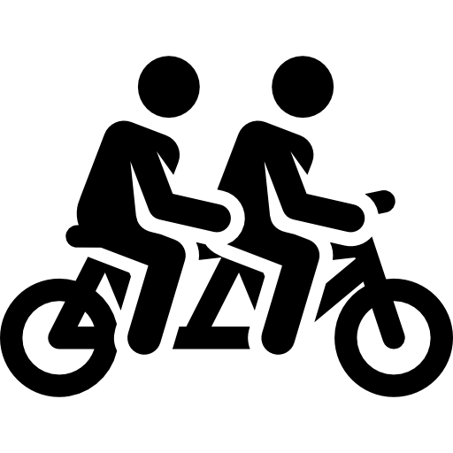 tándem Pictograms Fill icono