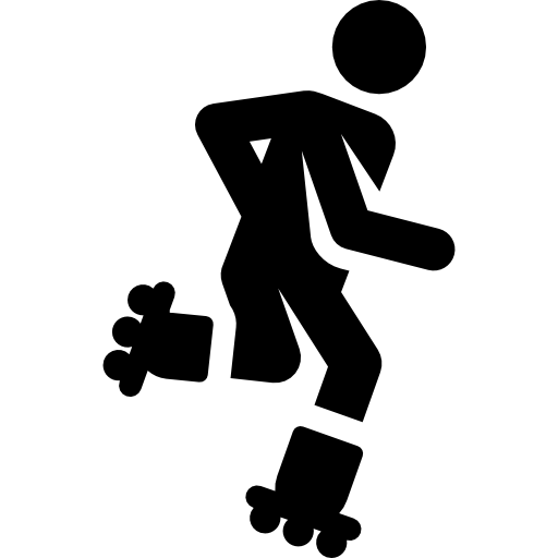 Roller skate Pictograms Fill icon