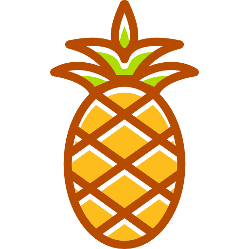 Pineapple Vector Market Light Rounded icon