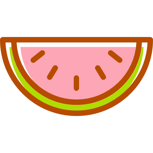 Watermelon Vector Market Light Rounded icon