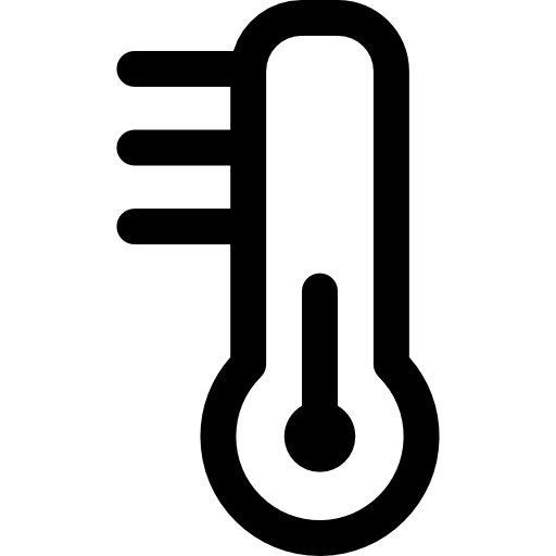 termómetro  icono