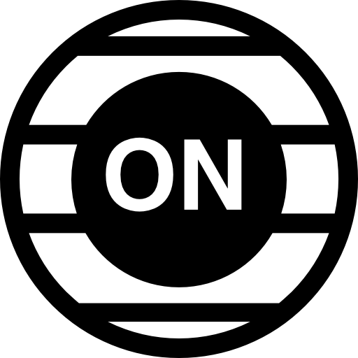 On button  icon