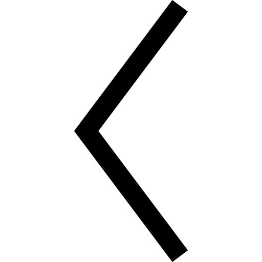 lewy szewron Basic Straight Filled ikona