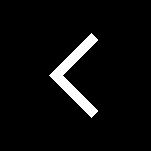 lewy szewron Basic Straight Filled ikona